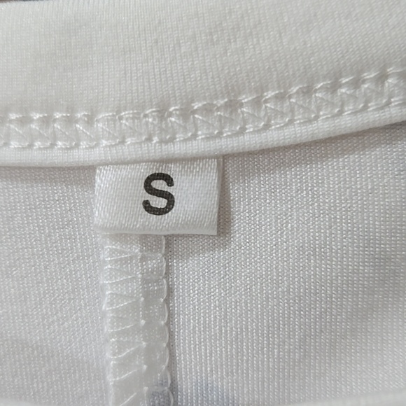 White Sun Dress With Floral Design - Picture 5 of 5